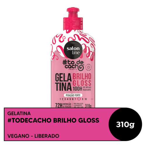 Gelatina Salon Line #Todecacho Brilho Gloss 310g