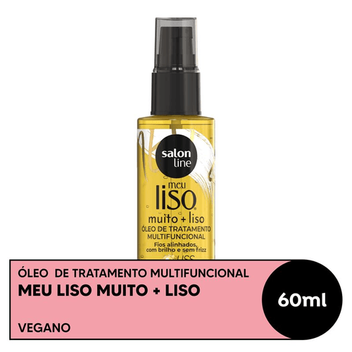 Óleo de Tratamento Muito Mais Liso Multifuncional Salon Line 60ml