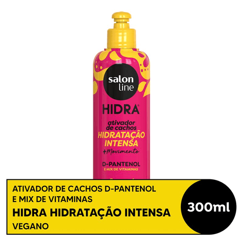 Ativador de Cachos Salon Line Hidratação Intensa 2 em 1 300ml