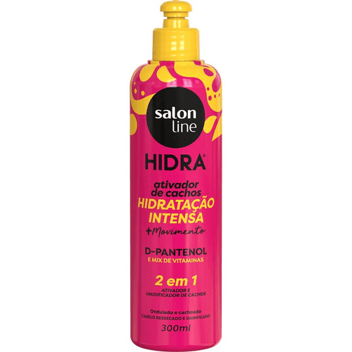 Ativador de Cachos Salon Line Hidratação Intensa 2 em 1 300ml