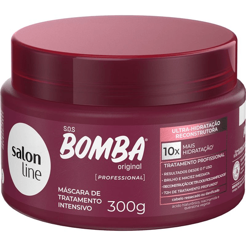Máscara de Hidratação Salon Line SOS Bomba Ultra-Hidratação Reconstrutora 300g