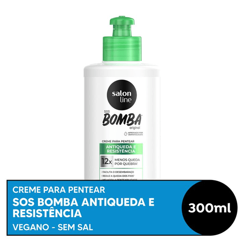 Creme para Pentear Salon Line SOS Bomba Antiqueda 300ml