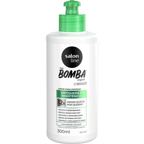 Creme para Pentear Salon Line SOS Bomba Antiqueda 300ml
