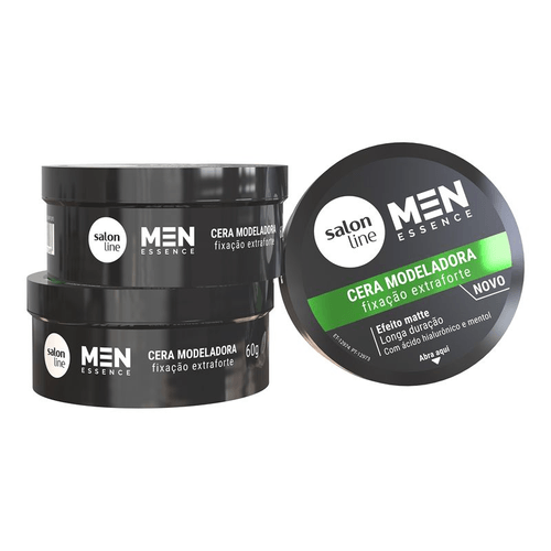 Cera Modeladora Extra Forte Salon Line Men Essence 60g