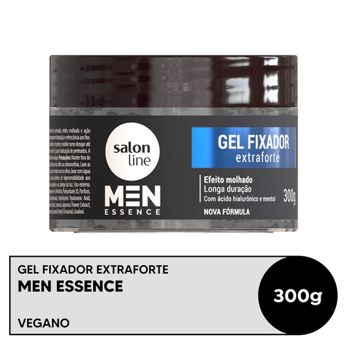 Gel Fixador Salon Line Men Essence Extraforte 300g