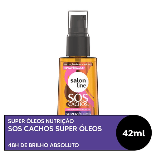 Óleo SOS Cachos Super Óleos Salon Line 42ml