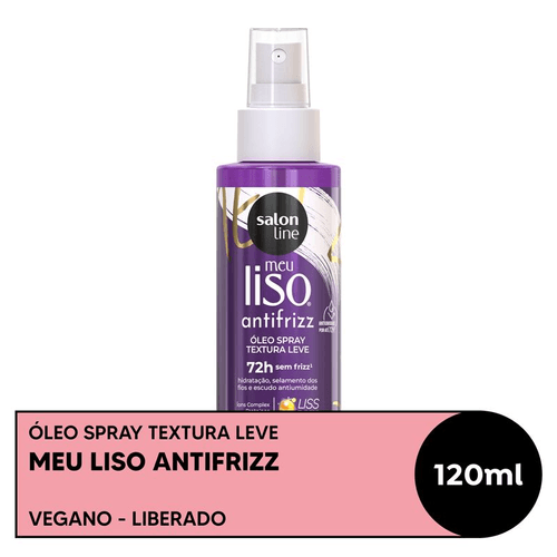 Óleo Spray Meu Liso Salon Line 120ml