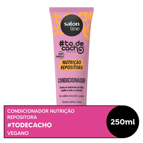 Condicionador #todecacho Salon Line Nutrição Repositora 250ml