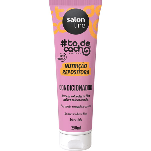 Condicionador #todecacho Salon Line Nutrição Repositora 250ml