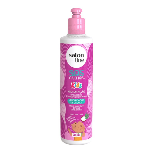 Umidificador de Cachos Salon Line SOS Cachos Kids Hidratação 300ml