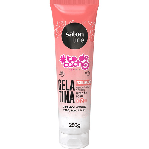Gelatina Fixação Forte Salon Line #todecacho Estilização 280g