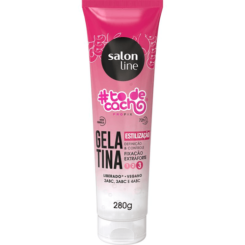Gelatina Fixação Extra Forte Salon Line #todecacho Estilização 280g