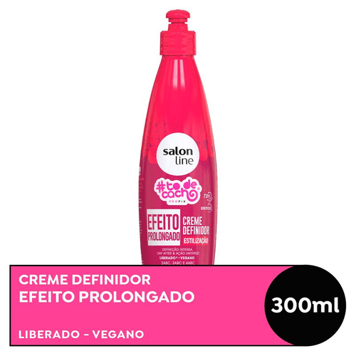Creme Definidor Salon Line #todecacho Efeito Prolongado 300ml