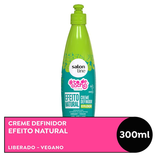 Creme Definidor Salon Line #todecacho Efeito Natural 300ml