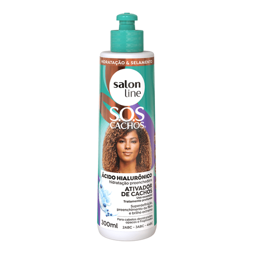Ativador de Cachos Salon Line SOS Cachos Ácido Hialurônico Salon Line 300ml