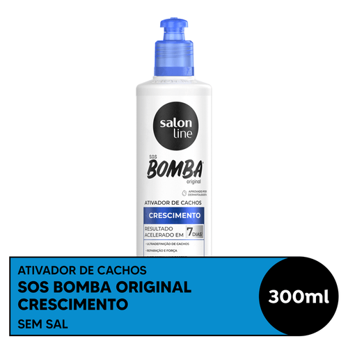 Ativador de Cachos Salon Line SOS Bomba Original 300ml