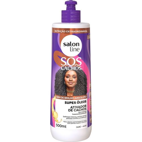Ativador de Cachos Salon Line SOS Cachos Super Óleos Nutritivo 500ml