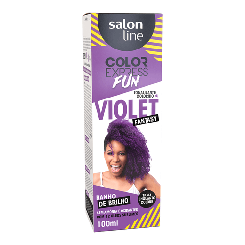 Tonalizante Salon Line Color Express Fun Violet Fantasy Kit 100ml