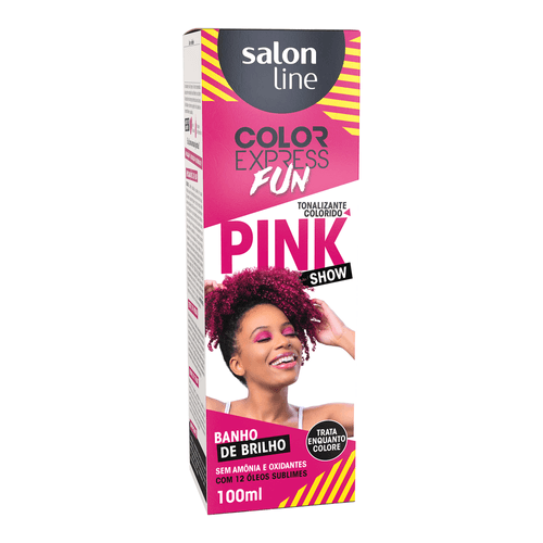 Tonalizante Salon Line Color Express Fun Pink Show Kit 100ml