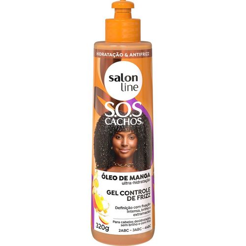 Gel Salon Line SOS Cachos Relaxante Natural 320ml
