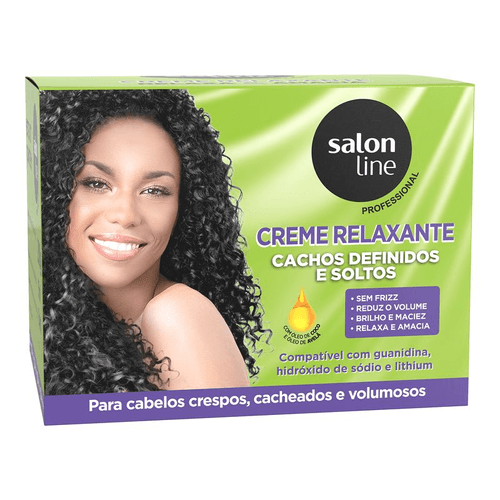 Creme Relaxante Salon Line Cachos Definidos e Soltos 200g