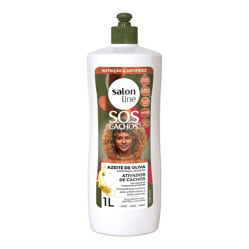 Ativador de Cachos Salon Line SOS Cachos Azeite de Oliva 1L