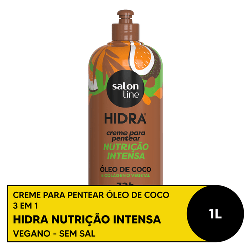 Creme para Pentear Salon Line Hidra Nutrição Intensa 1 Litro