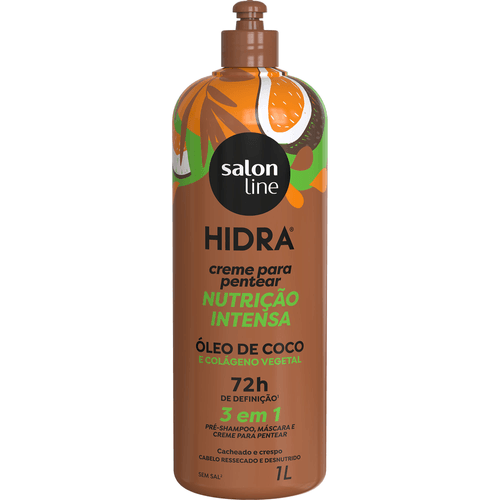 Creme para Pentear Salon Line Hidra Nutrição Intensa 1 Litro