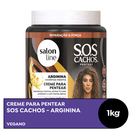 Creme para Pentear Salon Line SOS Cachos Arginina 1kg