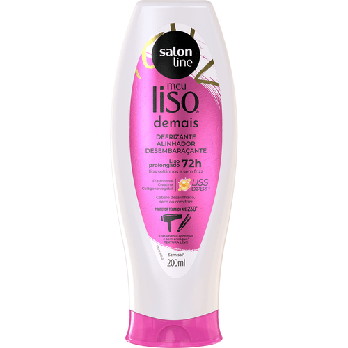 Defrizante Protetor Termico Salon Line Meu Liso Demais 200ml
