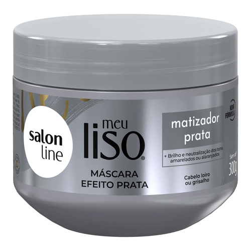 Máscara de Hidratação Salon Line Meu Liso Prata 300g