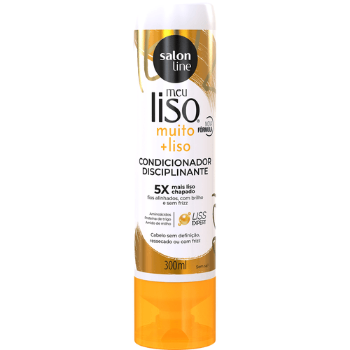 Condicionador Salon Line Meu Liso Muito + Liso Amido de Milho 300ml