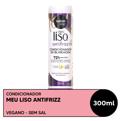 Condicionador Meu Liso Antifrizz Salon Line 300ml