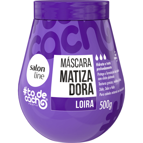 Máscara de Hidratação Salon Line Matizadora #todecacho Loiros Liberado 500g