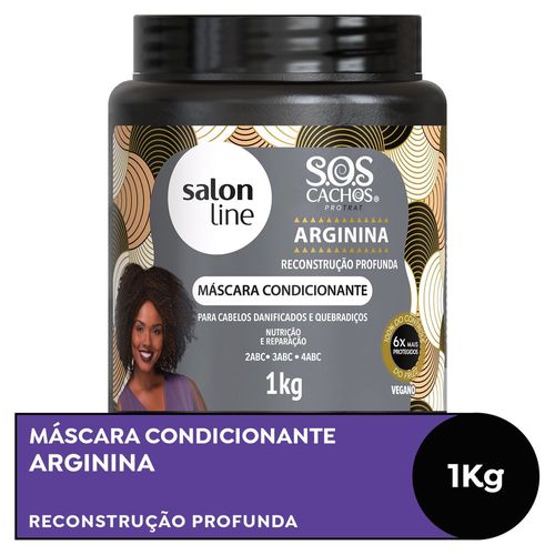 Máscara Condicionante Salon Line SOS Cachos Arginina 1kg