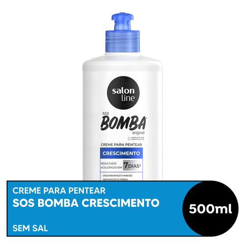 Creme para Pentear Salon Line SOS Bomba Original 500ml