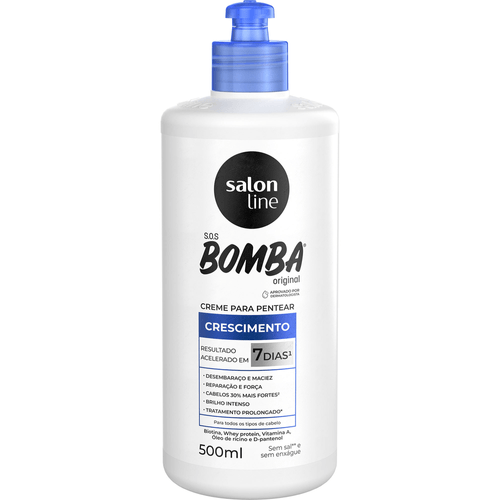 Creme para Pentear Salon Line SOS Bomba Original 500ml