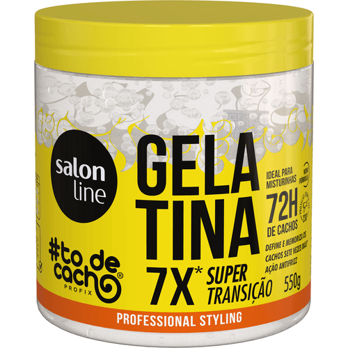Gelatina Salon Line #Todecacho Transição Capilar Muito Mais Definição 550g