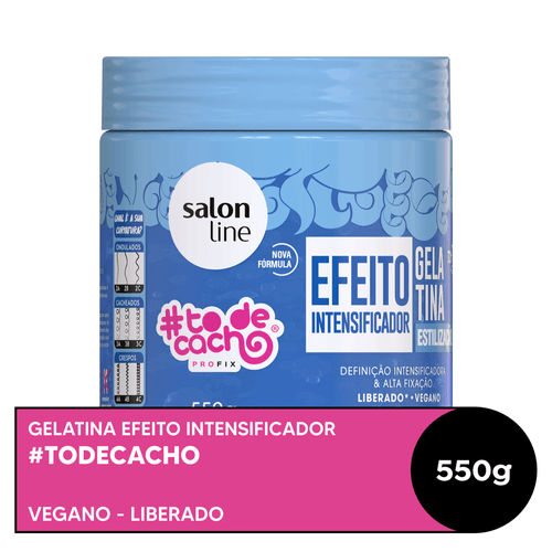 Gelatina Salon line #todecacho Efeito Intensificador 550g