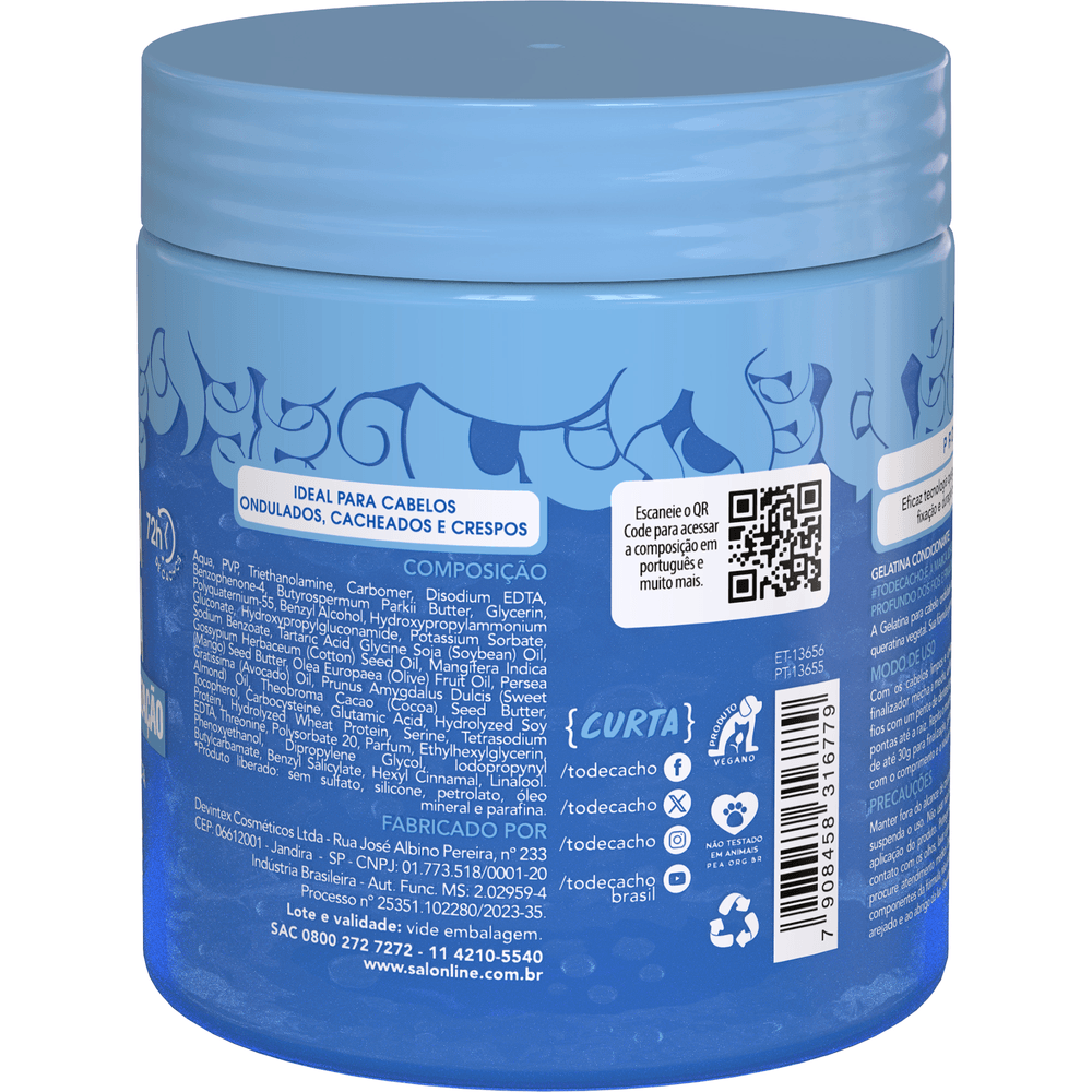 Gelatina Salon line #todecacho Efeito Intensificador 550g