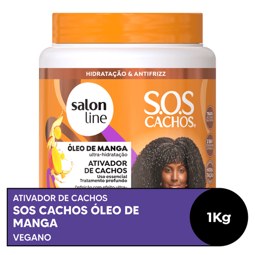 Ativador de Cachos Salon Line SOS Cachos Óleo de Manga 1kg