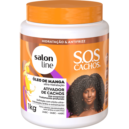 Ativador de Cachos Salon Line SOS Cachos Óleo de Manga 1kg
