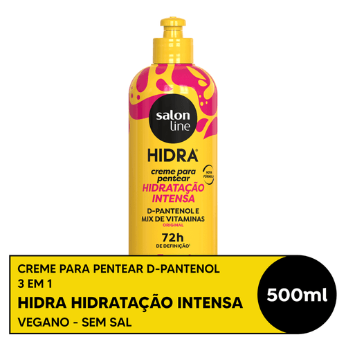 Creme para Pentear Salon Line Hidra Hidratação Intensa 500ml