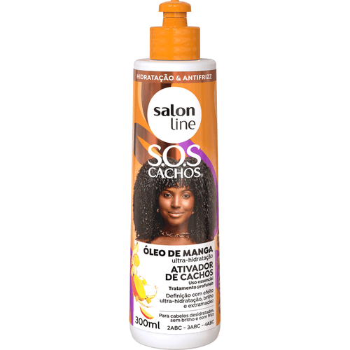 Ativador de Cachos Salon Line SOS Cachos Óleo de Manga 300ml