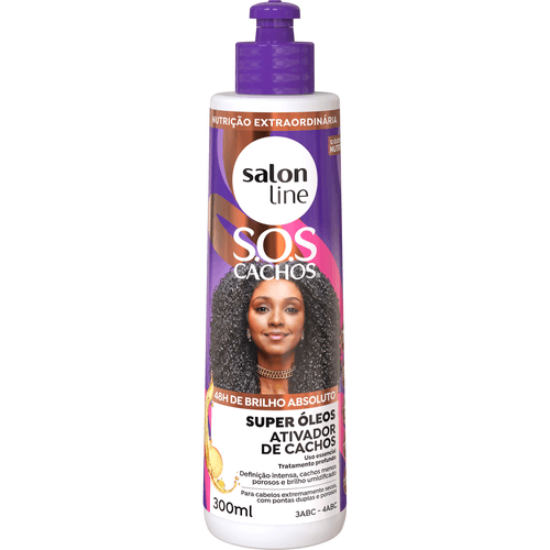 Ativador de Cachos Salon Line SOS Cachos Super Óleos 300ml