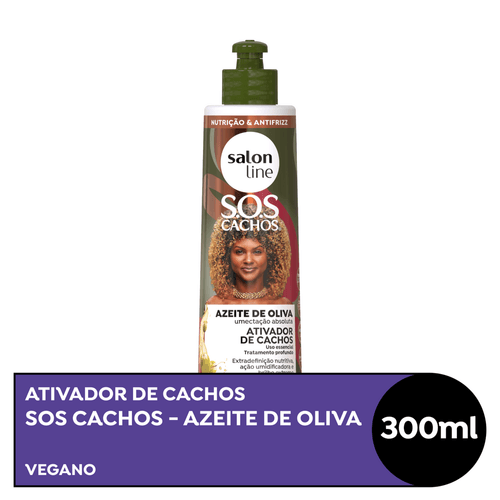 Ativador de Cachos Salon Line SOS Cachos Azeite de Oliva 300ml