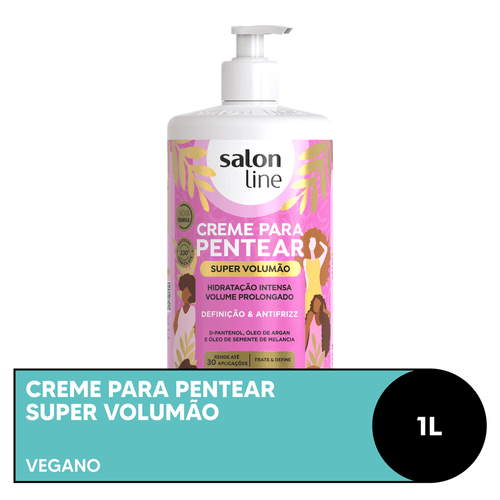 Creme para Pentear Salon Line Super Volumão 1L