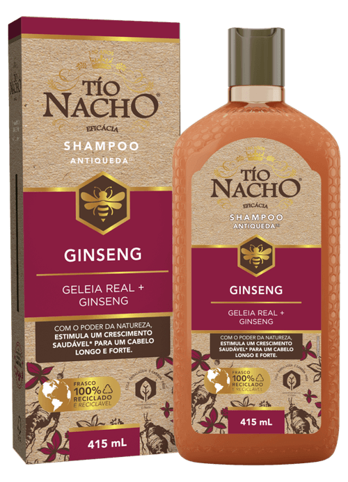 Shampoo Tio Nacho Ginseng 415ml