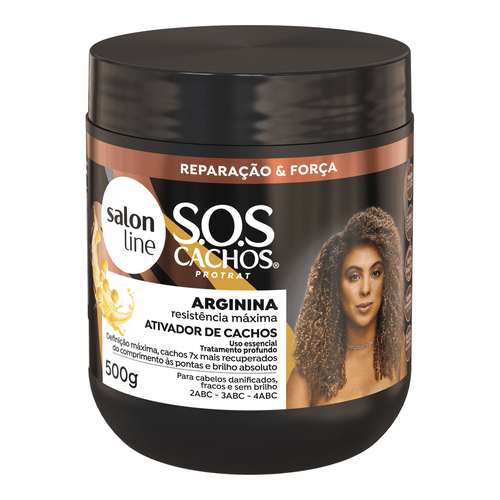 Ativador de Cachos Salon Line SOS Cachos Reconstrução 500g