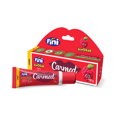 Hidratante Labial Carmed Fini Amora Claro 10g